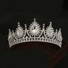 Корона из сплава со стразами в стиле ретро барокко, европейский стиль, свадебный головной убор и аксессуары для волос