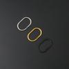 Small Diy Titanium Alloy Key Ring Buckle Portable Outdoor Edc Tool For Daily Use Oval Keychain Bucklman Car Keychain
