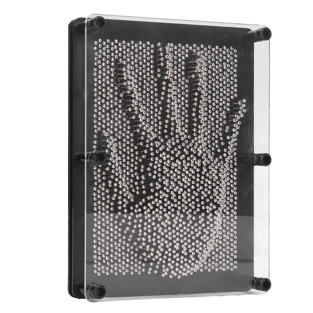 3D Pin Art Board Toy Hand Sensory Silver Big Size 3D Pin Sculpture Board для детей и взрослых