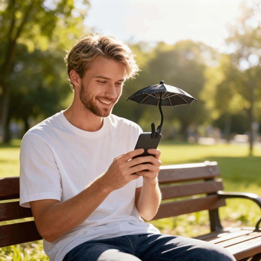 with Clip Cell Phone Umbrella Anti-glare Car Phone Holder Thicken Phone Sun Shield Sun Protection