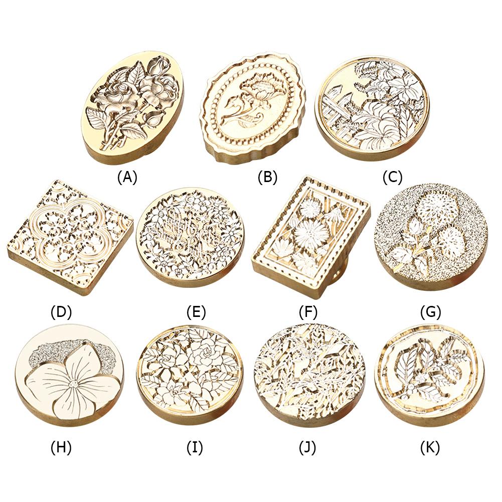 DIY тисненая печатная головка, декоративная восковая печать, головка штампа для упаковки, скрапбукинга