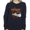 Disney Womens/Ladies Mickey Mouse Smash Guitar Rock Sweatshirt