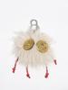 BIMBA Y LOLA BIMBA Y LOLA Ivory Fur Charcoal Keyring B256AIZ012IVF