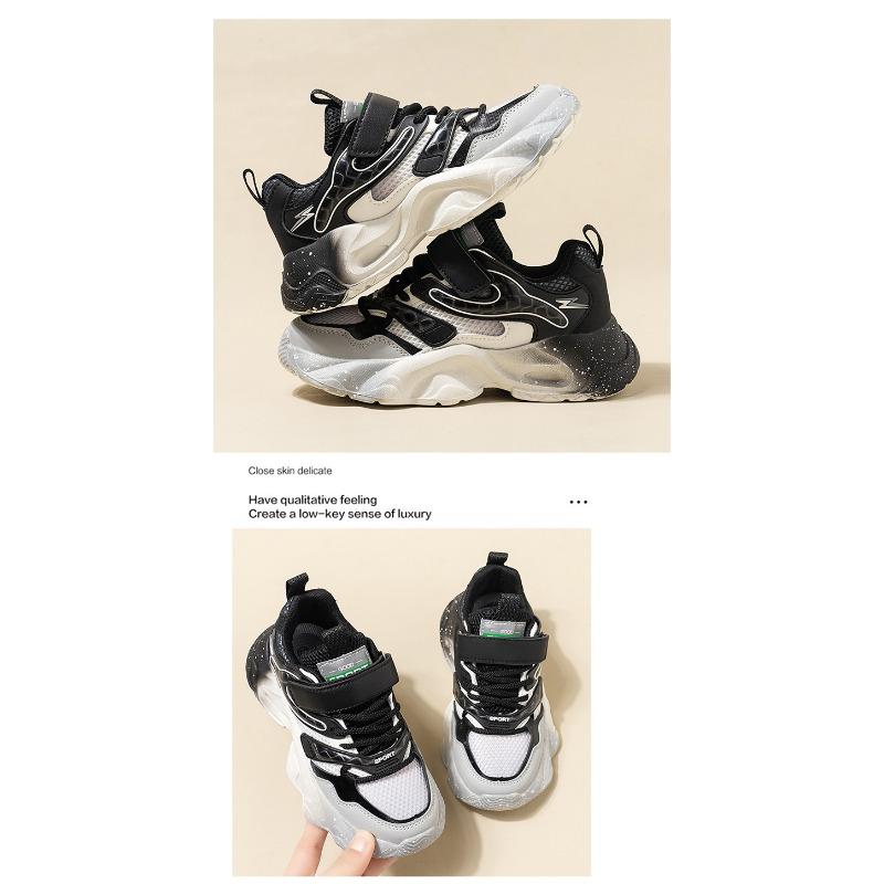 Обувь для девочек Daddy Shoes Весна и осень Новые детские сетчатые туфли Спортивная обувь для мальчиков Детские кроссовки для бега CuHK Children Light Sole Shoes