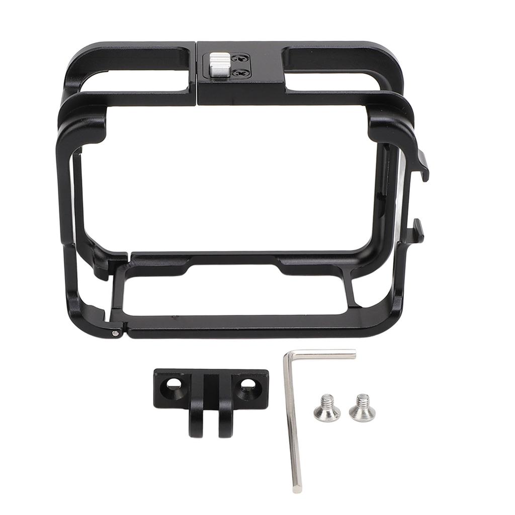 Action Camera Metal Frame Cage with Cold Shoe Hole Sports Camera Protective Housing Frame Cage Rig