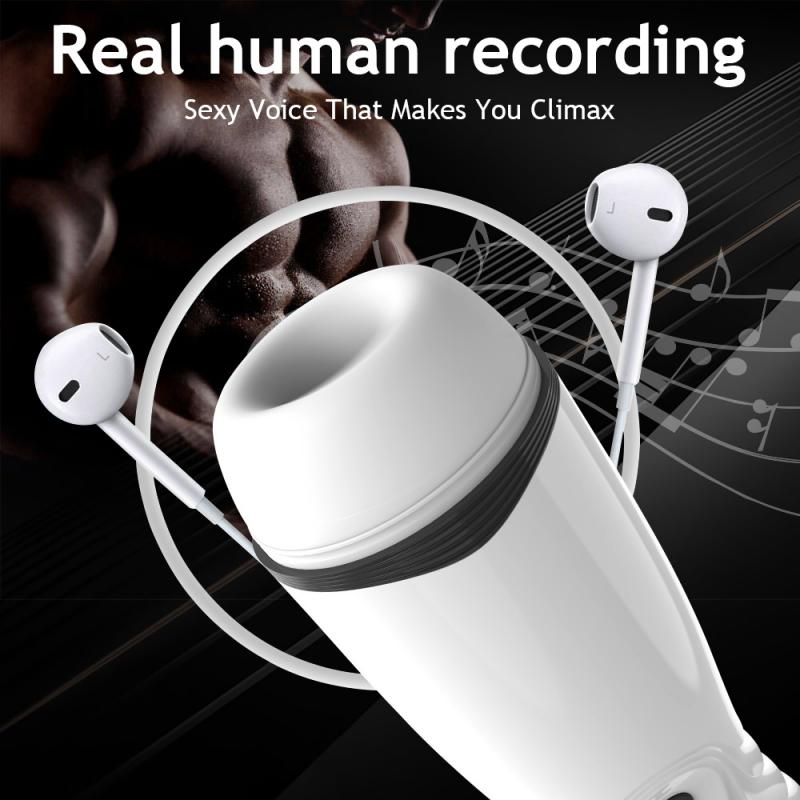 Automatic Male Masturbator Vibrating Sucking Machine Vacuum Simulation Oral Sex Delayed Ejaculation Trainer For Adult Sex Toys