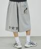 SCALLYWAG White Camo Star Bermuda Sweat Shorts [Grey]