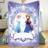 Elsa Theme Printed Blanket - Perfect for Couch, Bed, Travel & Outdoor Use | Machine Washable, Cozy & Durable.