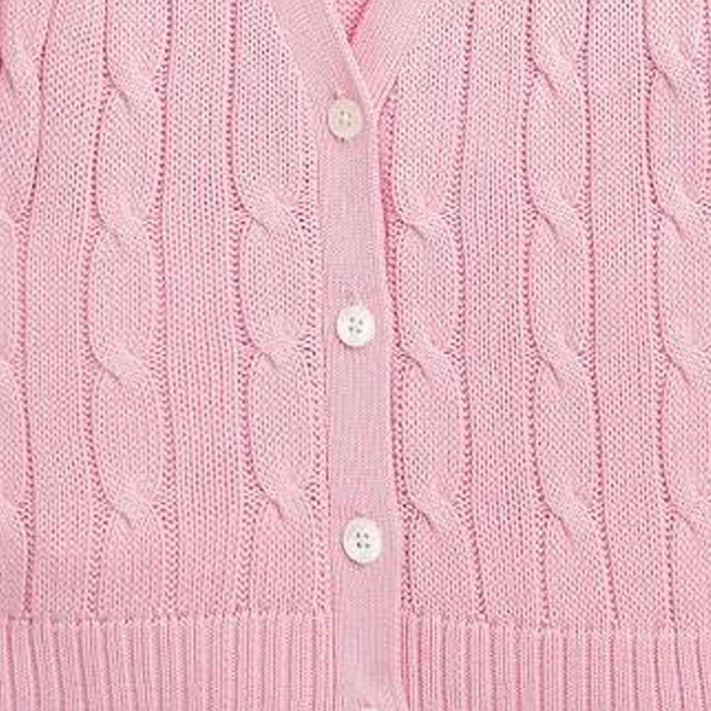 Polo Ralph Lauren SS23 Однотонный вязаный свитер Женский свитер Розовый WMPOSWENDW20152-650
