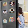 6Pcs Angel Series Diamond Art Fridge Magnet Diamond Painting Refrigerator Magnet DIY Fridge Stickers for Fridge Whiteboards