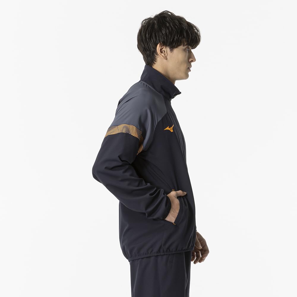 Tennis Badminton Training Cross Jacket Dynamotion Fit Jersey Unisex 62JCB010 Deep Navy L [Mizuno]