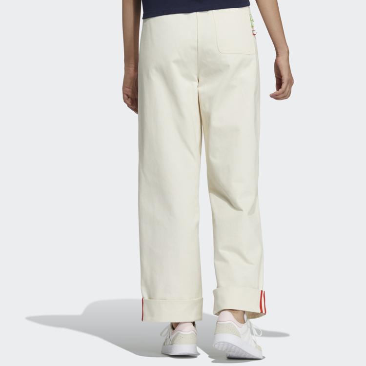 adidas x Sesame Street Unisex Straight Solid Breathable Casual Pants White HD7276