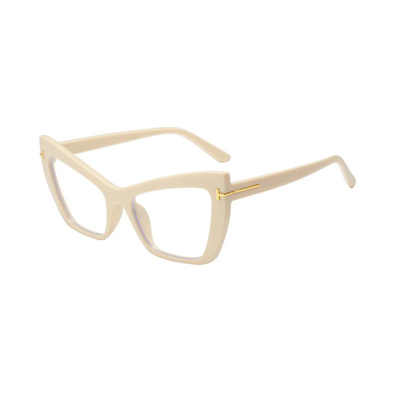 Cat's eye sunglasses women's high-end facial small new square face black retro European and American style sunglasses