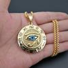 Silver Color Ancient Egypt Eye of Horus Pendant The Eye of Horus Eaglehead Eye Necklace
