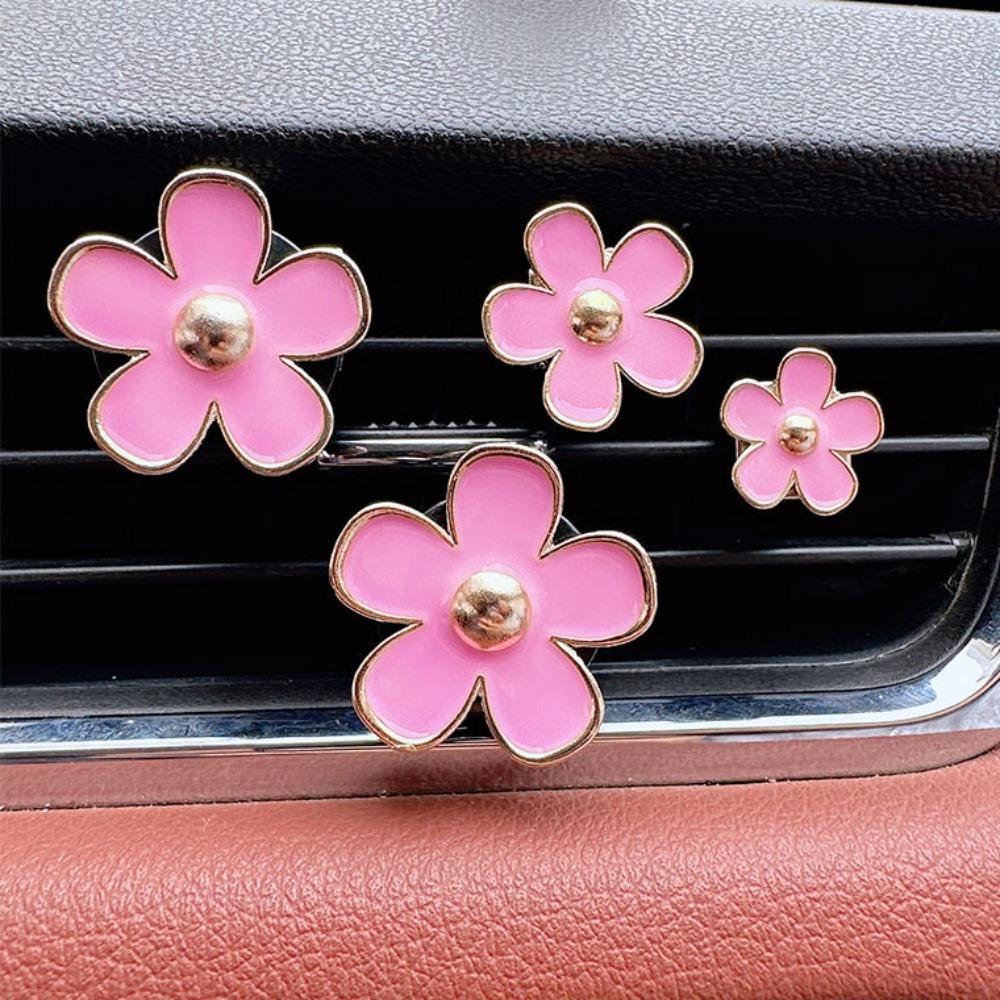 Daisy Flower Air Freshener Air Vent Clip Outlet Vent Clip Aromatherapy Clip Car Perfume Clip