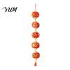 Traditional Blessing Lantern Suede Gourd Shaped with Auspicious Carp & Fu Pattern, Chinese Lantern, Decorative Hanging Ornament for Home Lunar