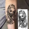 1 Sheet Full Arm Robber Gangster Temporary Tattoos For Men Women Waterproof  Tatoo Sleeve Realistic Bad Guy Fake Tattoos Sticker