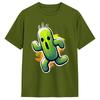 FF VII Cactuar TShirts Unisex Awesome 100 Cotton Tee Shirt Crewneck Short Sleeve T Shirts New Arrival Clothes