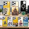 Чехол для телефона R-rookie TV для iPhone 17, 16, 15, 14, 13, 12, 11 Plus, Pro, магнитный с Magsafe, для беспроводной зарядки