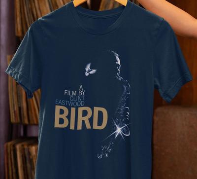 Charlie Parker 'Bird' T-Shirt – Clint Eastwood Film, Jazz Biopic