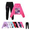 Children's Summer Sports T-shirt And Pants Two-piece Sportswear Set Long Sleeve Printed Suit