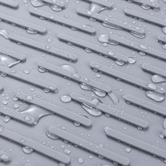 Сливная подушка, силиконовая верхняя крышка для плиты, легко моется, удобный коврик для сушки посуды на столешнице для домашней кухни