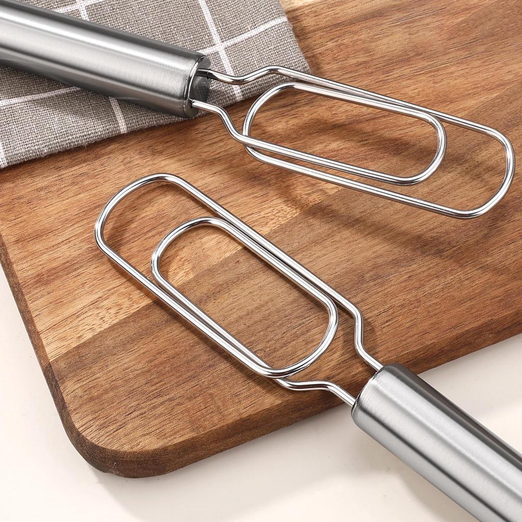 Ручной миксер Кухонный венчик для яиц Миксер с шариками из нержавеющей стали Ручной металлический венчик для яиц для приготовления пищи, смешивания, кухонные инструменты для выпечки