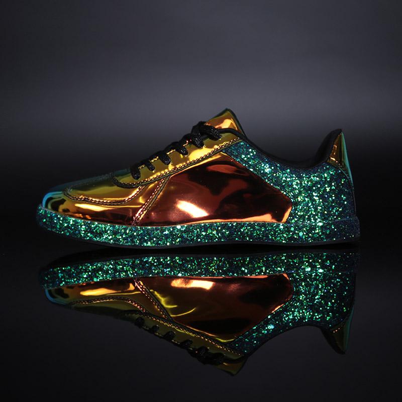 Женские кроссовки золотые блестящие блестящие модные повседневные туфли-оксфорды женские балетки глянцевые кроссовки эспадрильи 258