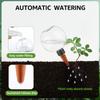 2pcs Tranaparent Self Watering Plant Watering Bulbs Flower Pot Seepage Water Globes  The Lazy
