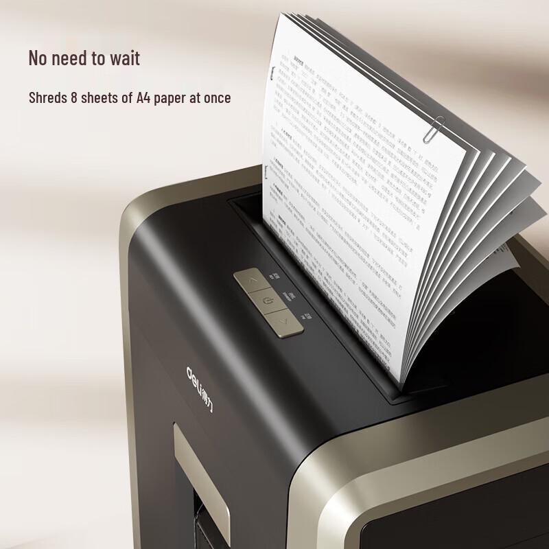 Deli GA702 5-Level Security Paper Shredder CN plug (adapter included)