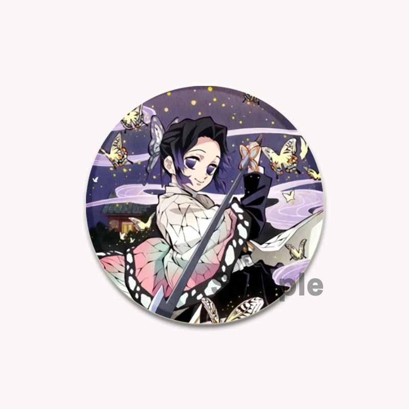 32/44/58 мм аниме Камадо Танджиро/Хасибира Иносукэ броши Кочоу Синобу/Камадо Незуко/Цуюри Канао/Агацума Зеницу значок ручной работы, булавка