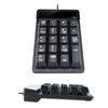 19 Keys 2.4G Wireless Numeric Keyboard Wired Keyboard Mini USB Numeric Keypad Notebook