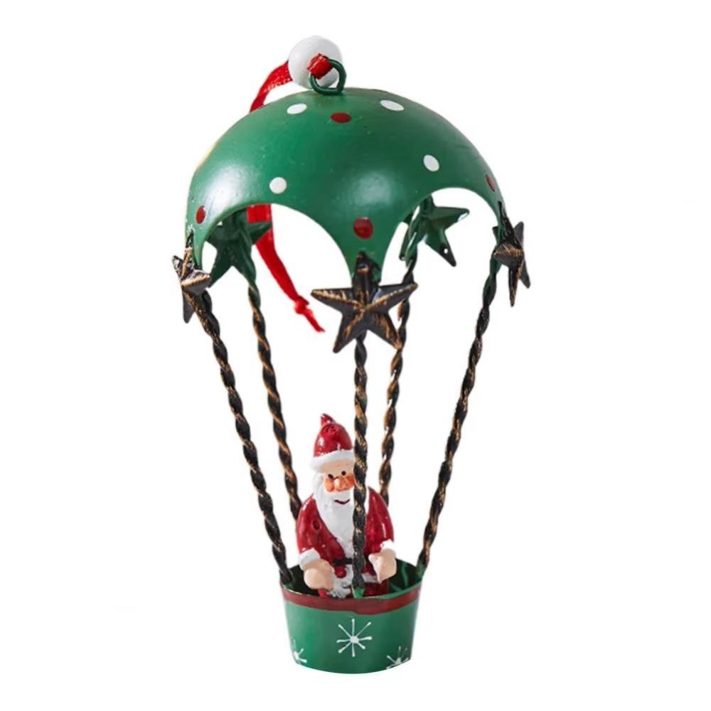 Hot Air Balloon Christmas  Airplane Pendant Iron Snowman Hanging Ornaments  Holiday