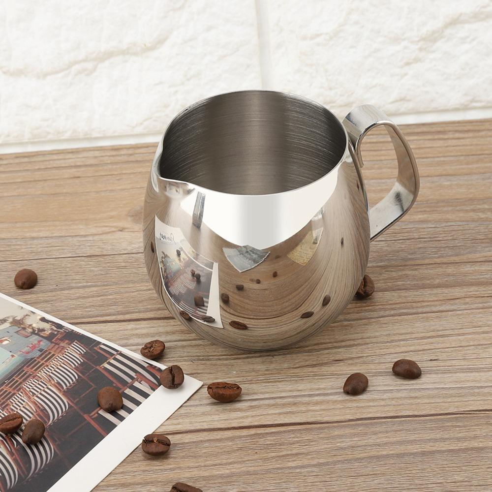 Smooth Surface Latte Coffee Cup Thick Stainless Steel Stainless Steel Pitcher  Coffee Making