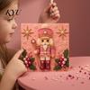 Educational Hands-on Toys Nutcracker Faux Pearl Art Kit, Painting DIY Kit with Pre-Framed Crafts for Stress Reduction Canvas, 3D Christmas Wall Craft