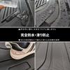 Rejeekar 3D TPE Floor Mats & Trunk Cargo Mat 4PC Set for Toyota Alphard Vellfire 40 Series (2023-Present) / Floor Mats