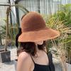 Женская соломенная шляпа солнцезащитная кепка шляпа-ведро летняя HAT31