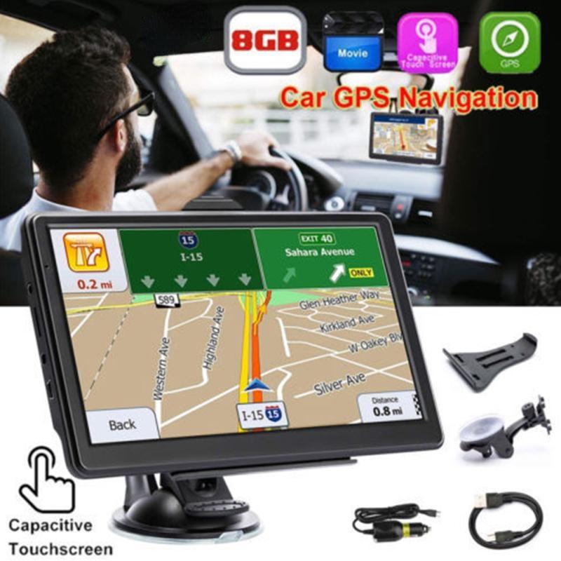 5-дюймовый спутниковый навигатор для автомобиля HGV GPS-навигация Портативные POI Глобальные карты Обновления автомобильного GPS Глобальная карта 20 ГБ