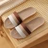 Women Men Couple Indoor Home Wooden Floor Linen Basin Bottom Thickening Spring and Autumn Cotton Summer Sandals and Slippers
