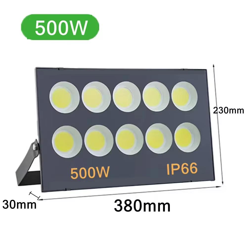 LED Outdoor Floodlight AC220V Spotlight IP66 Waterproof Lamp 50W 100W 200W 300W 500W 600W Led Flood Light Garden Street Lamp