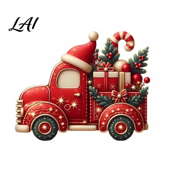 Durable PVC Holiday Room Ornaments Christmas Switch Stickers Removable Santa Claus/Puppy/Reindeer/Elf/Pickup Truck Light Tree And Gift Stickers