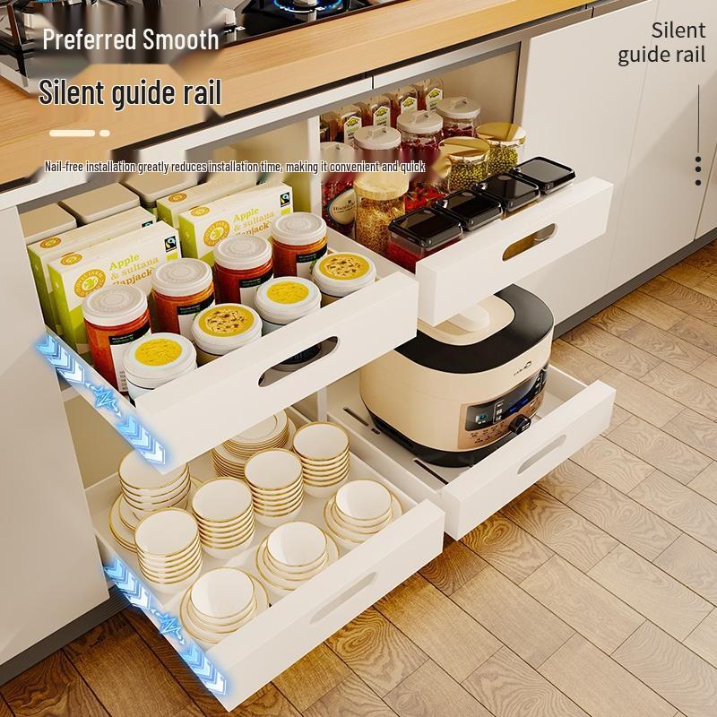 Chun Na Kitchen Cabinet Pull-Out Storage Basket