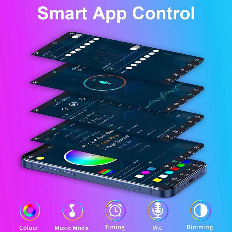 TUYA WIFI LED Strip Lights RGB 5V USB Led Light Bluetooth Music SYNC TV Background Lighting Tape for Alexa Game Room Home Decor