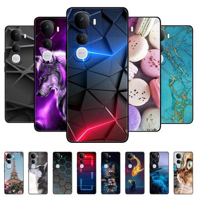 Для Vivo Y400 Pro 5G Чехол Силиконовая Задняя Крышка Чехол для Телефона для Vivo Y400 4G 5G Глобальная Y 400 Pro Чехлы Мягкий бампер coque Ударопрочный