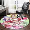 Customizable DoReMi1 Round Non-Slip Carpet - Ideal for Garden, Picnic, Office, Perfect for Decoration, Suitable For All Seasons