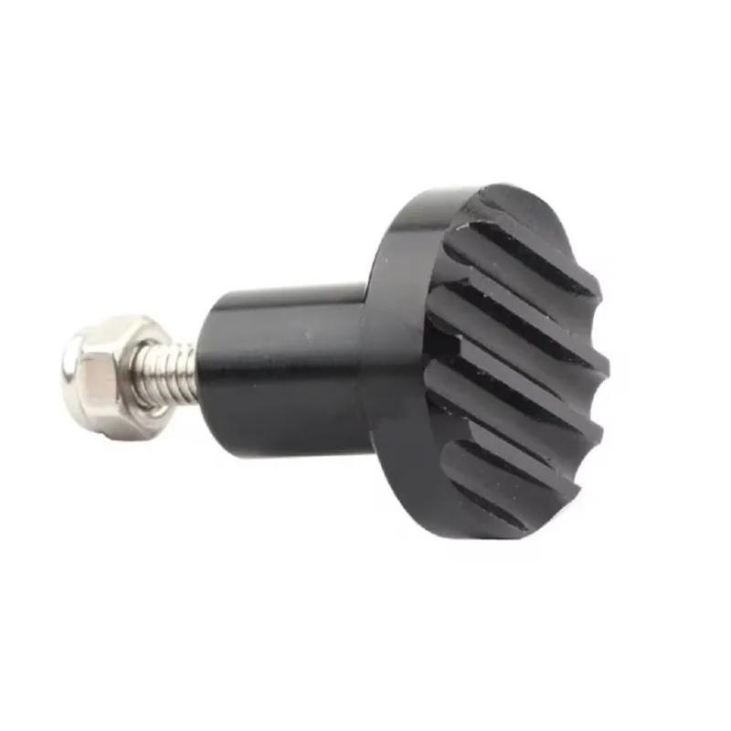 Motorcycle accessories CNC Aluminum Fluted Carburetor Choke Knob parts For Scrambler Thruxton 900 Bonneville T100 SE 2008-2015