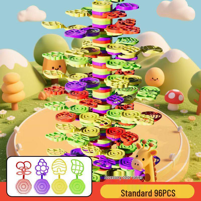Educational Tree Balance Stacking Blocks: Parent-Child Fun & Learning Toy