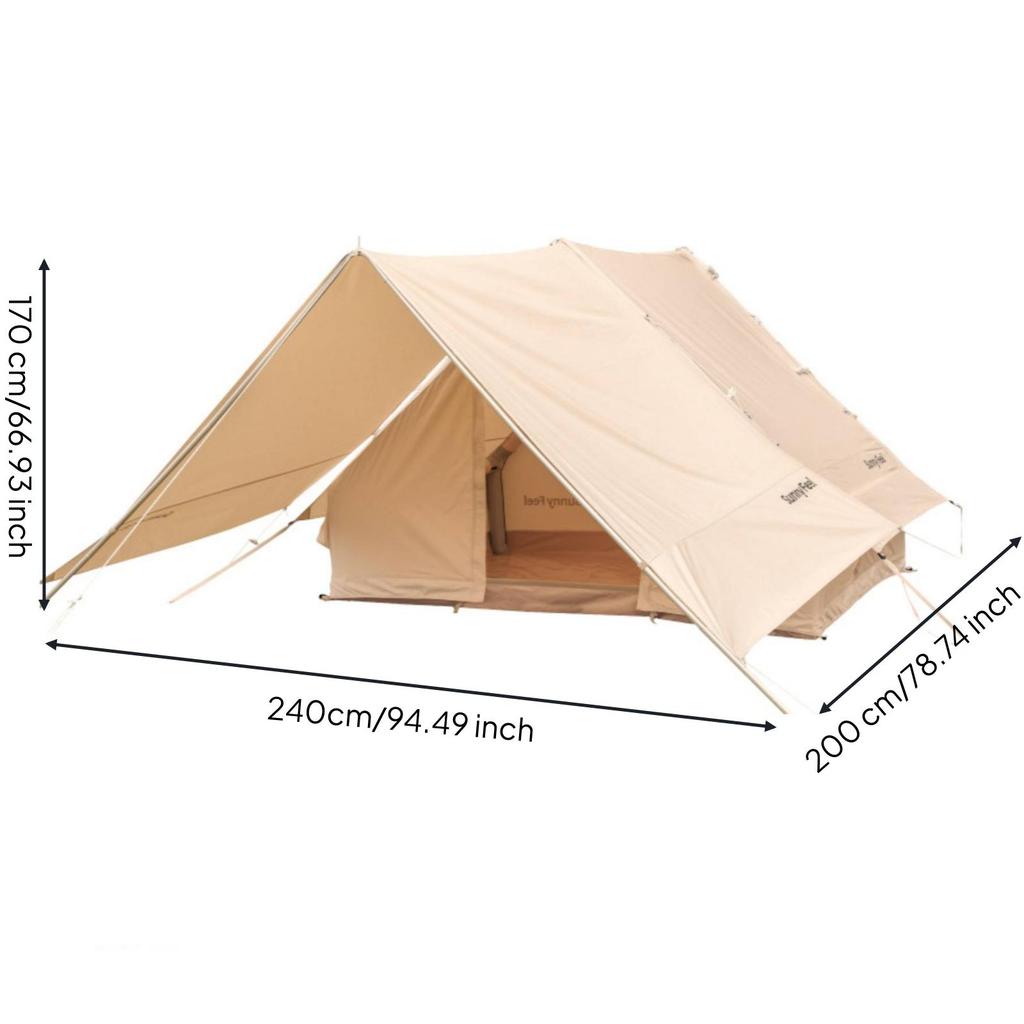 Inflatable Camping Tent Easy Setup for Families, Campers,
