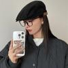 Korean Retro Anti-Forward Hat Women'S Casual Versatile Face Small Beret Artist Sunshade Cap