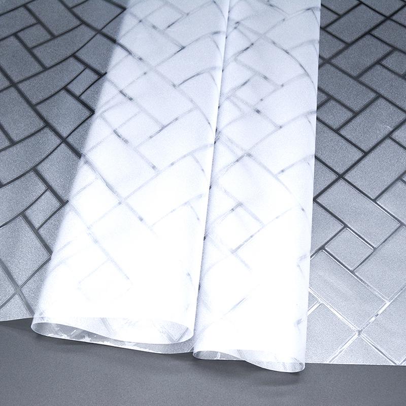 Прямоугольная электростатическая стеклянная паста Бесклеевая оконная пленка Съемные стеклянные оконные решетки